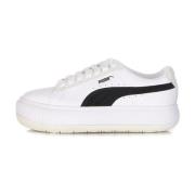 Suede Lage Schoen Mix Wit/Zwart Puma , White , Dames