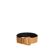 Hoge taille riem Cw8783L048 Patrizia Pepe , Brown , Dames