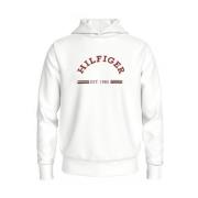 Heren Hoodie Tommy Hilfiger , White , Heren