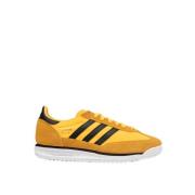 Superlichte Mesh Sneakers met Suède Details Adidas Originals , Yellow ...