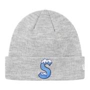 Limited Edition Beanie S Logo Heather Grey Supreme , Gray , Unisex