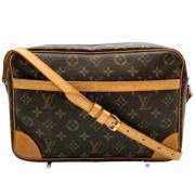 Pre-owned Canvas louis-vuitton-bags Louis Vuitton Vintage , Brown , Da...