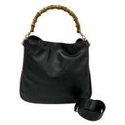 Pre-owned Leather gucci-bags Gucci Vintage , Black , Dames