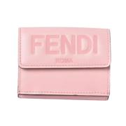 Pre-owned Leather wallets Fendi Vintage , Pink , Dames