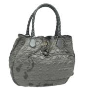 Pre-owned Nylon handbags Dior Vintage , Gray , Dames