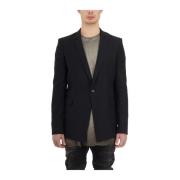 Katoen Linnen Blazer Boris Bidjan Saberi , Gray , Heren