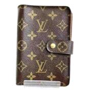 Pre-owned Canvas wallets Louis Vuitton Vintage , Brown , Heren