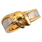 Pre-owned Metal rings Celine Vintage , Gray , Dames