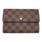 Pre-owned Canvas wallets Louis Vuitton Vintage , Brown , Dames