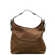 Pre-owned Canvas gucci-bags Gucci Vintage , Brown , Dames