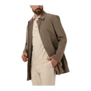 Taupe Regenjas Outerw Mgnt Clsr Profuomo , Beige , Heren