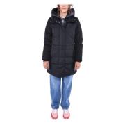 2 in 1 Puffy Parka Woolrich , Black , Dames