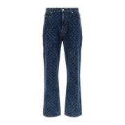 Stijlvolle bedrukte denim jeans Casablanca , Blue , Heren