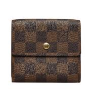 Pre-owned Canvas wallets Louis Vuitton Vintage , Brown , Dames