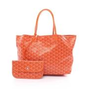 Pre-owned Canvas shoulder-bags Goyard Vintage , Orange , Dames