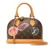 Pre-owned Canvas louis-vuitton-bags Louis Vuitton Vintage , Brown , Da...