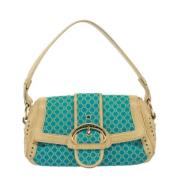 Pre-owned Canvas celine-bags Celine Vintage , Blue , Dames