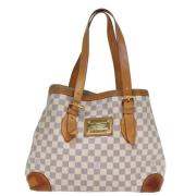 Pre-owned Canvas louis-vuitton-bags Louis Vuitton Vintage , White , Da...