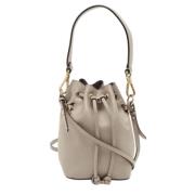 Pre-owned Leather fendi-bags Fendi Vintage , Gray , Dames