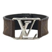 Pre-owned Canvas bracelets Louis Vuitton Vintage , Brown , Dames