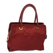 Pre-owned Nylon handbags Celine Vintage , Red , Dames