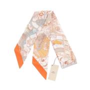 Pre-owned Silk scarves Hermès Vintage , Multicolor , Dames