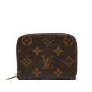 Pre-owned Canvas wallets Louis Vuitton Vintage , Brown , Dames