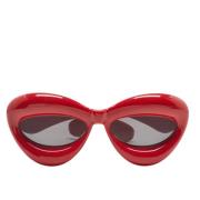 Pre-owned Acetate sunglasses Loewe Pre-owned , Red , Dames