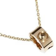 Pre-owned Metal necklaces Louis Vuitton Vintage , Yellow , Dames