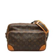 Pre-owned Canvas louis-vuitton-bags Louis Vuitton Vintage , Brown , Da...