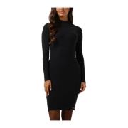 Zwarte Midi Jurk Petrina Moscow , Black , Dames