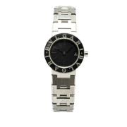 Pre-owned Metal watches Bvlgari Vintage , Black , Dames