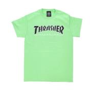 Heren Outline Tee Lime/Zwart Thrasher , Green , Heren