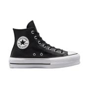 Zwarte Casual High-Top Sneakers voor Vrouwen Converse , Black , Dames