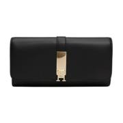 Heritage Grote Flap Portemonnee Tommy Hilfiger , Black , Dames