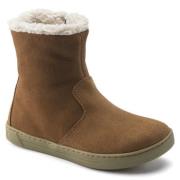 Winter Suède Leren Mink Boots Birkenstock , Brown , Dames