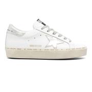 Witte Sneakers met Kralen Achterdetail Golden Goose , White , Dames