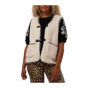 Witte Bodywarmer voor Vrouwen Object , White , Dames