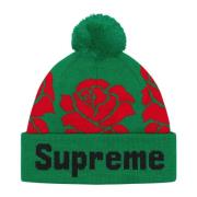 Beperkte oplage Rose Beanie Groen Supreme , Green , Unisex