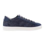 Blauwe Sneakers voor Mannen en Vrouwen P448 , Blue , Heren