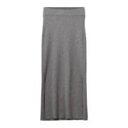 Donkergrijze Melange Pencil Rok S243317 Sofie Schnoor , Gray , Dames