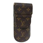 Pre-owned Canvas pouches Louis Vuitton Vintage , Brown , Dames