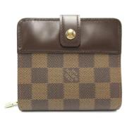 Pre-owned Canvas wallets Louis Vuitton Vintage , Brown , Dames