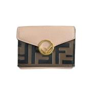 Pre-owned Leather wallets Fendi Vintage , Brown , Dames