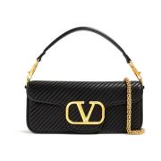 Stijlvolle Schoudertas Valentino Garavani , Black , Dames