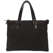 Pre-owned Canvas totes Fendi Vintage , Black , Dames