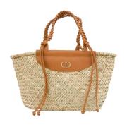 Beige Tote Tas Twinset , Beige , Dames