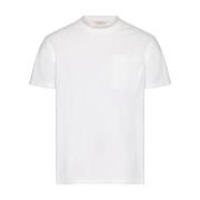 Stijlvol T-shirt met Uniek Ontwerp Valentino Garavani , White , Heren