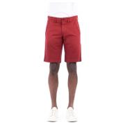 Rode Bermuda Shorts Washington Model Mason's , Red , Heren