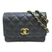 Pre-owned Fabric chanel-bags Chanel Vintage , Black , Dames